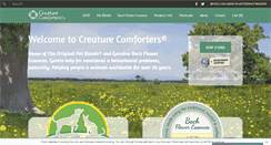 Desktop Screenshot of creaturecomforters.org